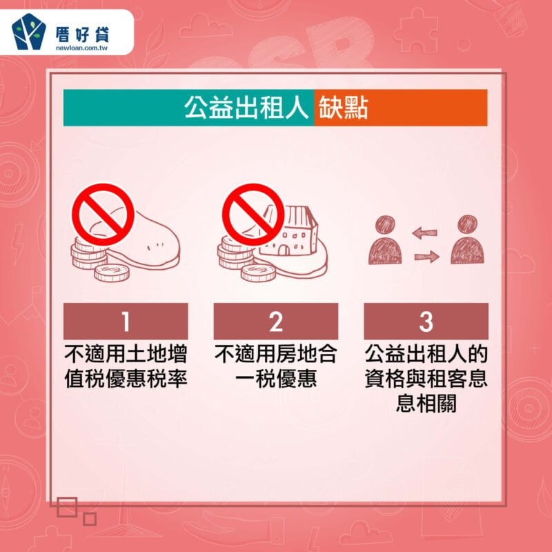 公益出租人是什麼?好處、缺點一次公開 | 國峯厝好貸 公益出租人 缺點