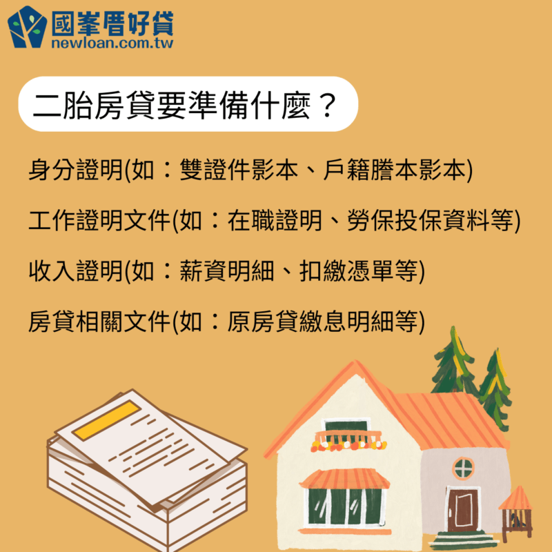 房屋二胎要準備什麼