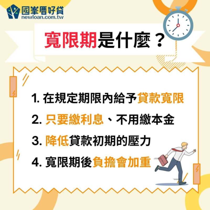 寬限期|只繳利息超划算?負擔會加重?2024銀行房貸寬限期統整 | 國峯厝好貸 寬限期意思