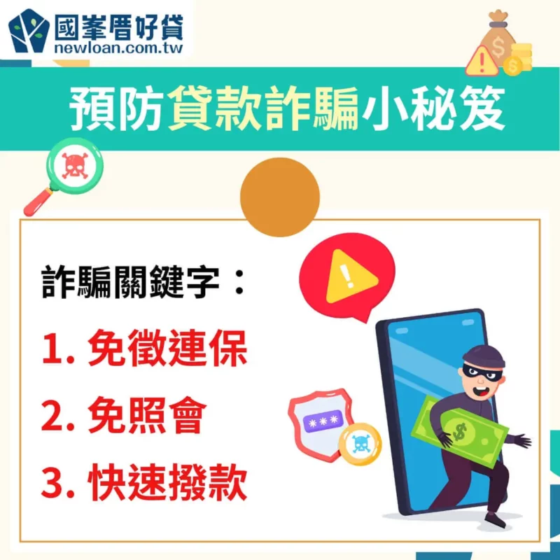 2024貸款詐騙手法,學會判斷免落陷阱 | 國峯厝好貸 預防貸款詐騙小秘笈
